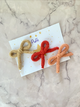Cargar imagen en el visor de la galería, Broche moño crochet