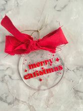 Cargar imagen en el visor de la galería, Kit 3 esferas circulares moño navidad (precio especial)