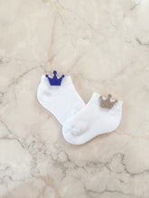 Cargar imagen en el visor de la galería, Puffi Socks personalizado Coronas para niños (KIT 3 PARES)