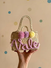 Cargar imagen en el visor de la galería, Bolsa paradise con nombre y flor