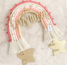 Cargar imagen en el visor de la galería, Letrero rainbow personalizado c/ estrellas datos