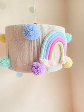 Cargar imagen en el visor de la galería, Lámpara Rainbow and pom pom