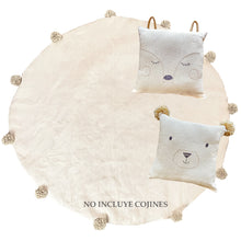 Cargar imagen en el visor de la galería, Manta de piso con pompones