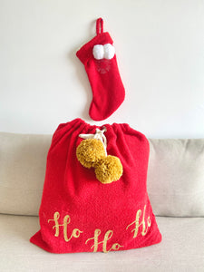 Santa sack TEDDY ho ho ho