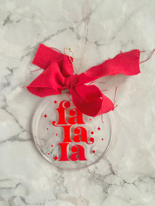 Kit 3 esferas circulares moño navidad (precio especial)