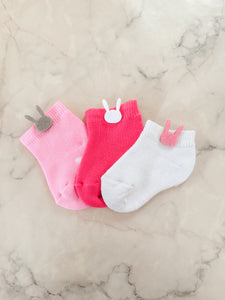 Puffi Socks personalizado Conejito para niñas (1 par)