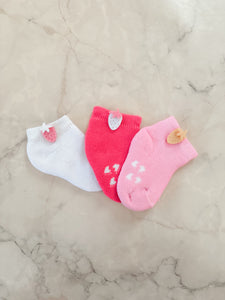 Puffi Socks personalizado Fresas para niñas (KIT 3 PARES)