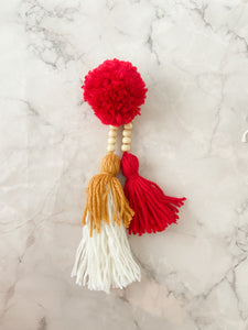 Colgante para bota // Red christmas