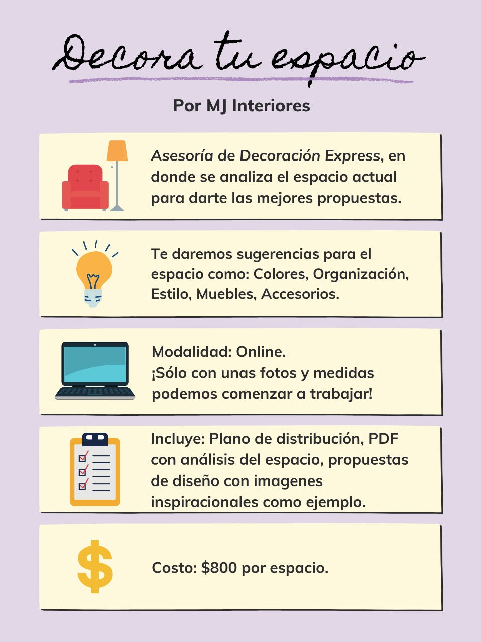 Asesoría de Decoración